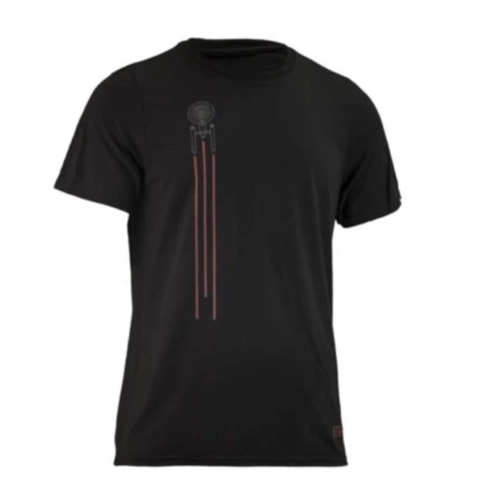 NWT Star Trek Warp Factor Red Tech Shirt Size Small